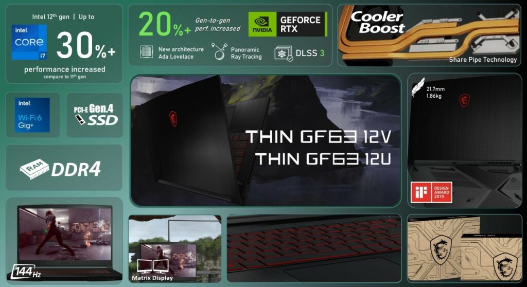 لپ تاپ MSI Thin GF63 در ایران 12 لپ تاپ MSI Thin GF63 در ایران