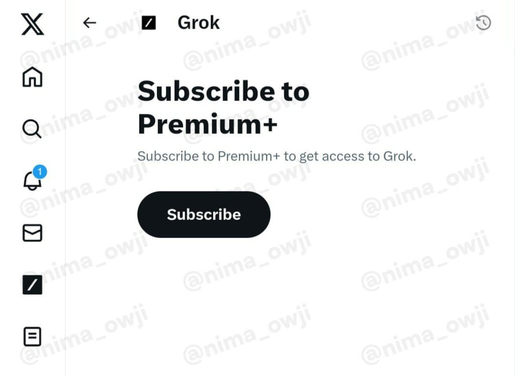 1700722143 558 چت‌بات Grok هفته آینده برای مشترکین پریمیوم ایکس اراعه می‌بشود