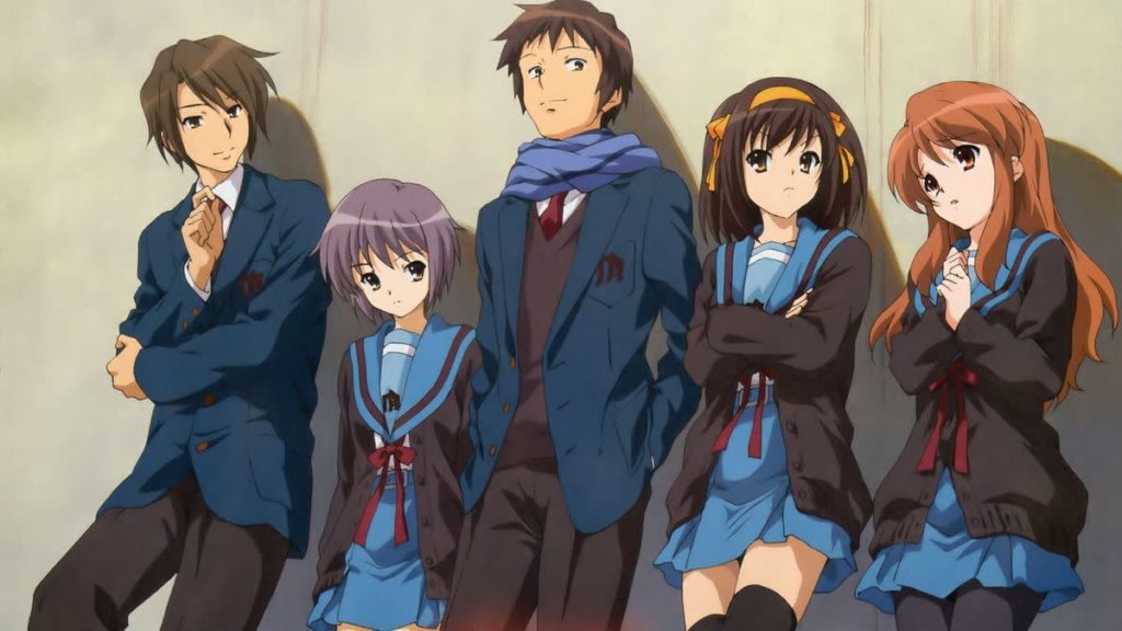 با ۳۰ انیمه ژاپنی برتر و سریالی تاریخ آشنا شوید_اسکوار 35 نمایی از انیمه The Melancholy of Haruhi Suzumiya