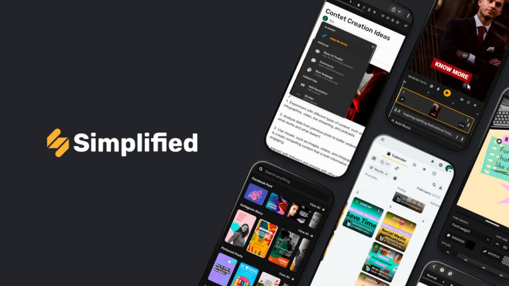 اپلیکیشن هوش مصنوعی Simplified