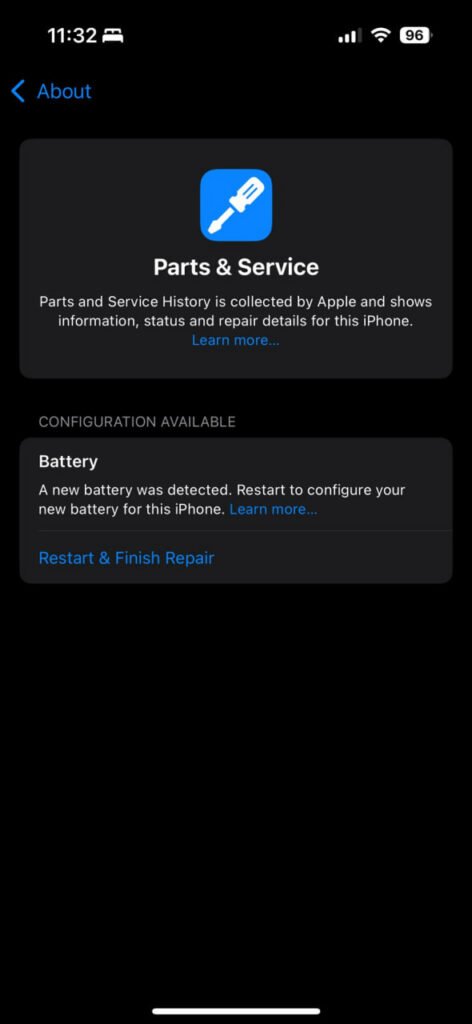 1726286381 948 پیکربندی قطعات جانشین‌شده آیفون‌های تعمیری اسکوار