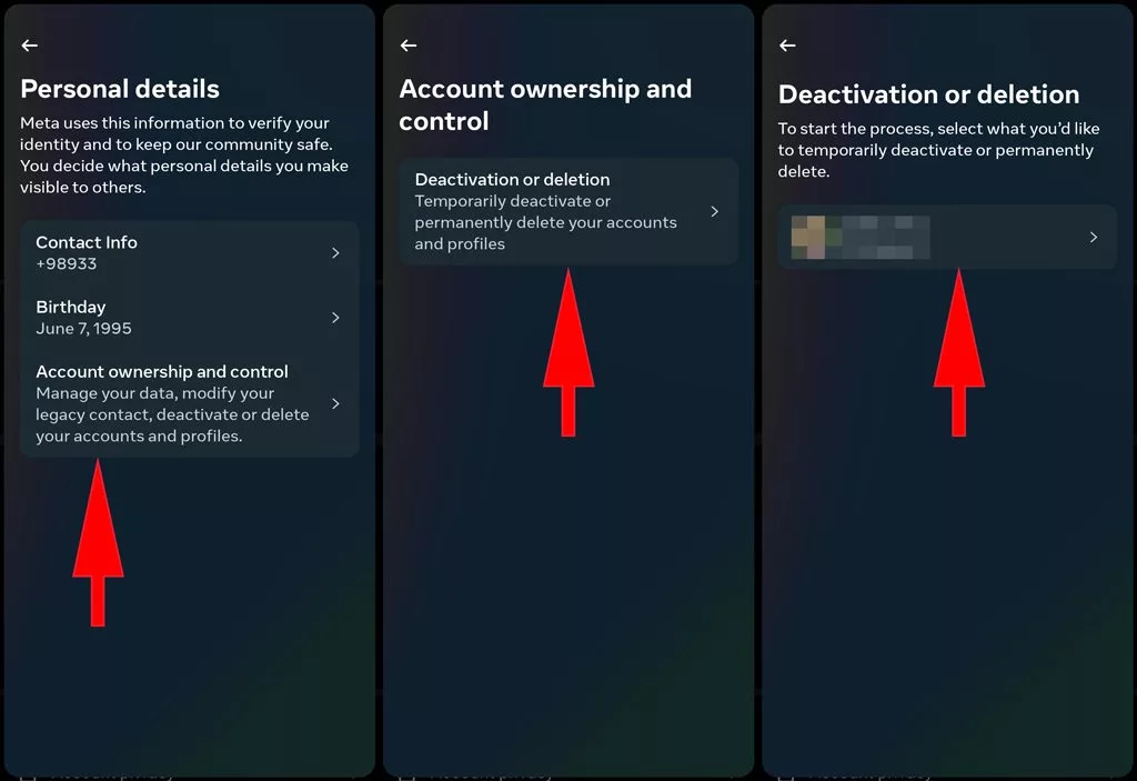 آموزش تصویری دی اکتیو اینستاگرام_اسکوار 15 دی اکتیو کردن موقت اکانت اینستاگرام