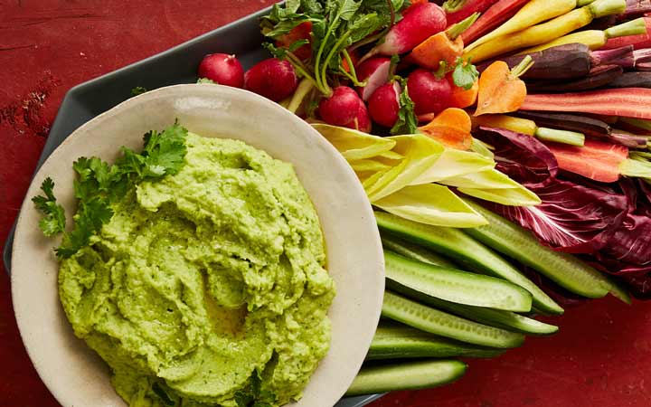 خواص باقلا - چاشنی باقلا و آووکادو
