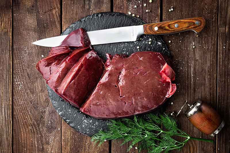 برای افزایش پلاکت خون چه بخوریم؟ + ۱۰ ماده غذایی برای افزایش پلاکت خون_اسکوار 20 جگر گاو، برای افزایش پلاکت خون چه بخوریم؟