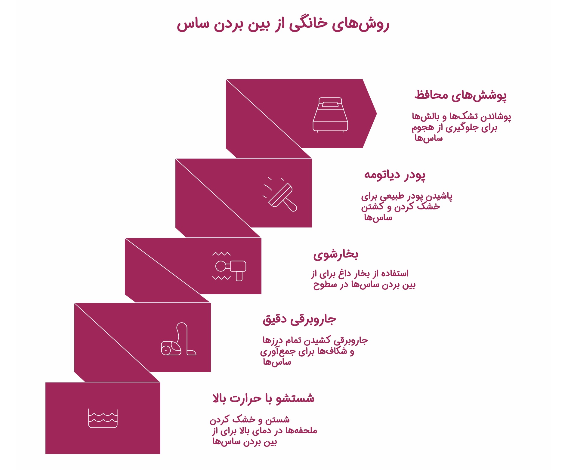 از بین بردن ساس | این حشره از چه چیزی بدش می آید_اسکوار 12 اینفوگرافیک از بین بردن ساس